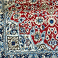 Orientteppich handgeknüpft Nain mit Seide 197x118 cm