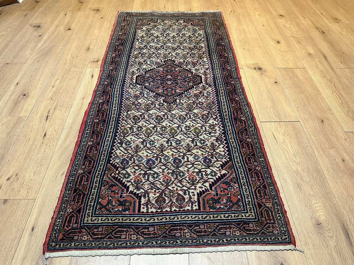 Orientteppich handgeknüpft Hamadan 197x86 cm