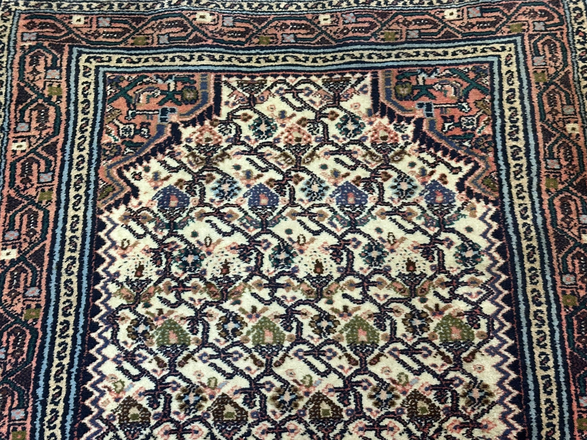 Orientteppich handgeknüpft Hamadan 197x86 cm