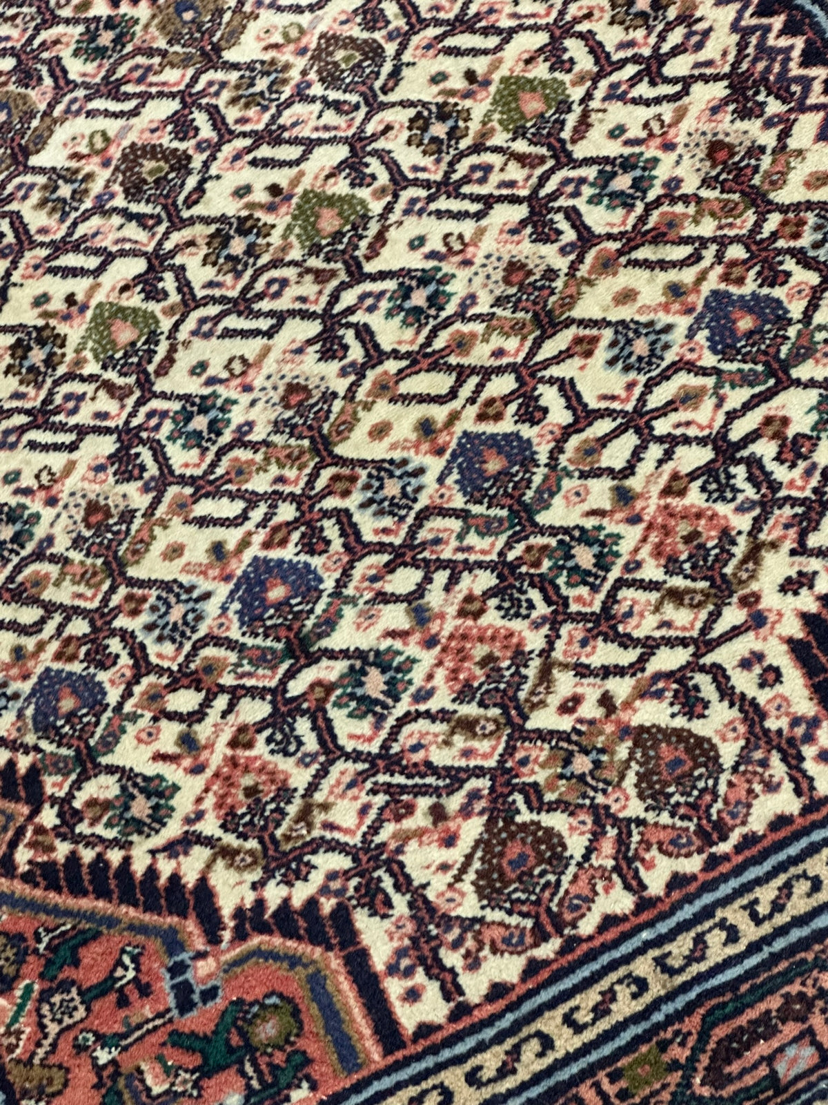 Orientteppich handgeknüpft Hamadan 197x86 cm