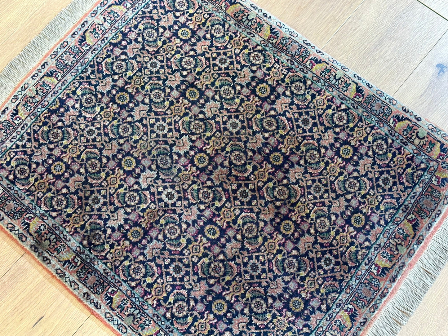 Orientteppich handgeknüpft Bidjar 95x77 cm