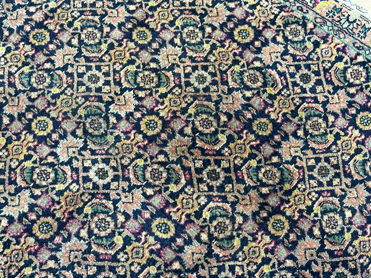Orientteppich handgeknüpft Bidjar 95x77 cm