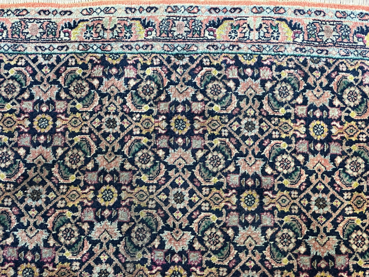 Orientteppich handgeknüpft Bidjar 95x77 cm