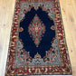 Orientteppich handgeknüpft 214x130 cm Ghom Korkwolle
