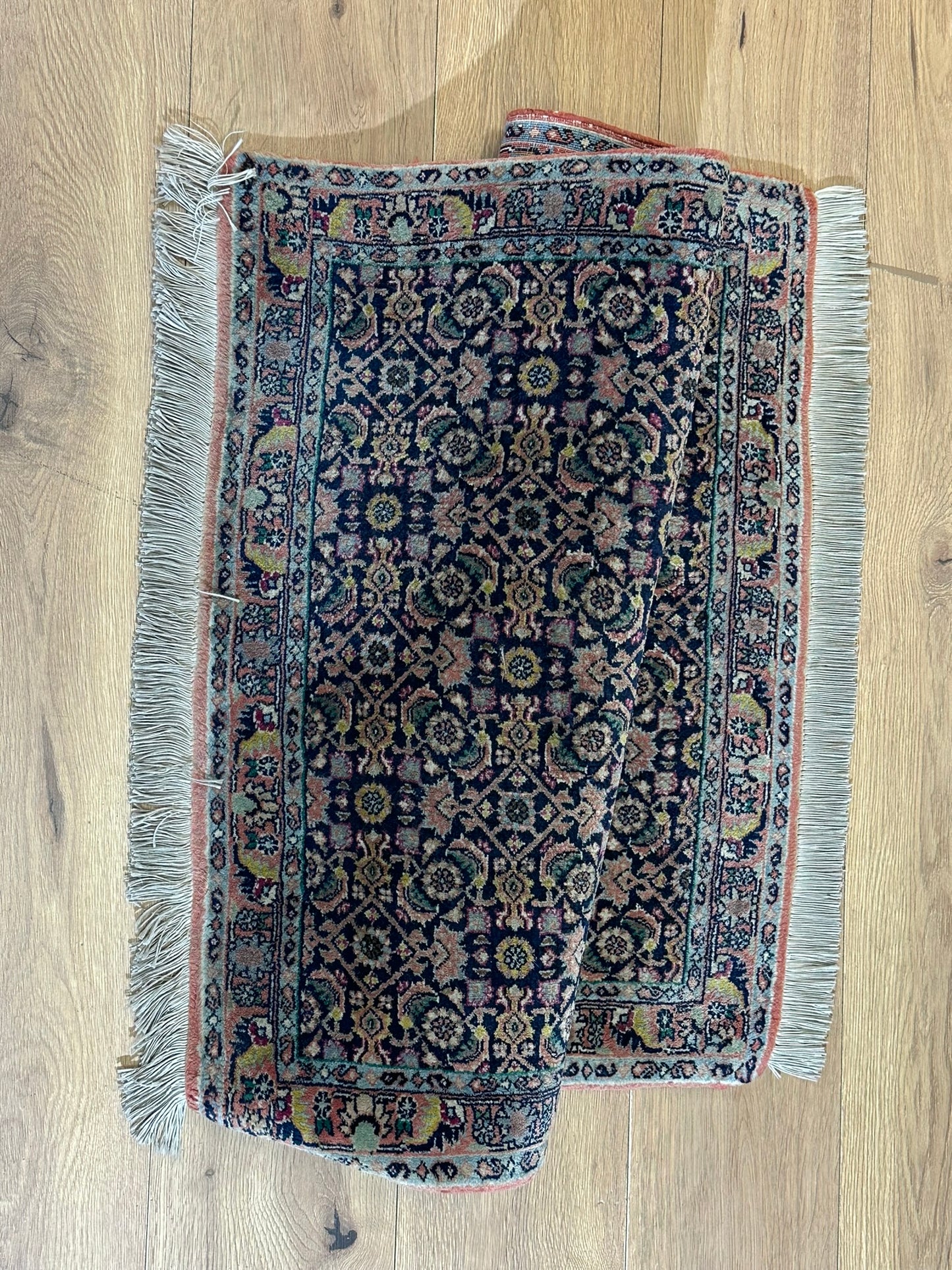 Orientteppich handgeknüpft Bidjar 95x77 cm