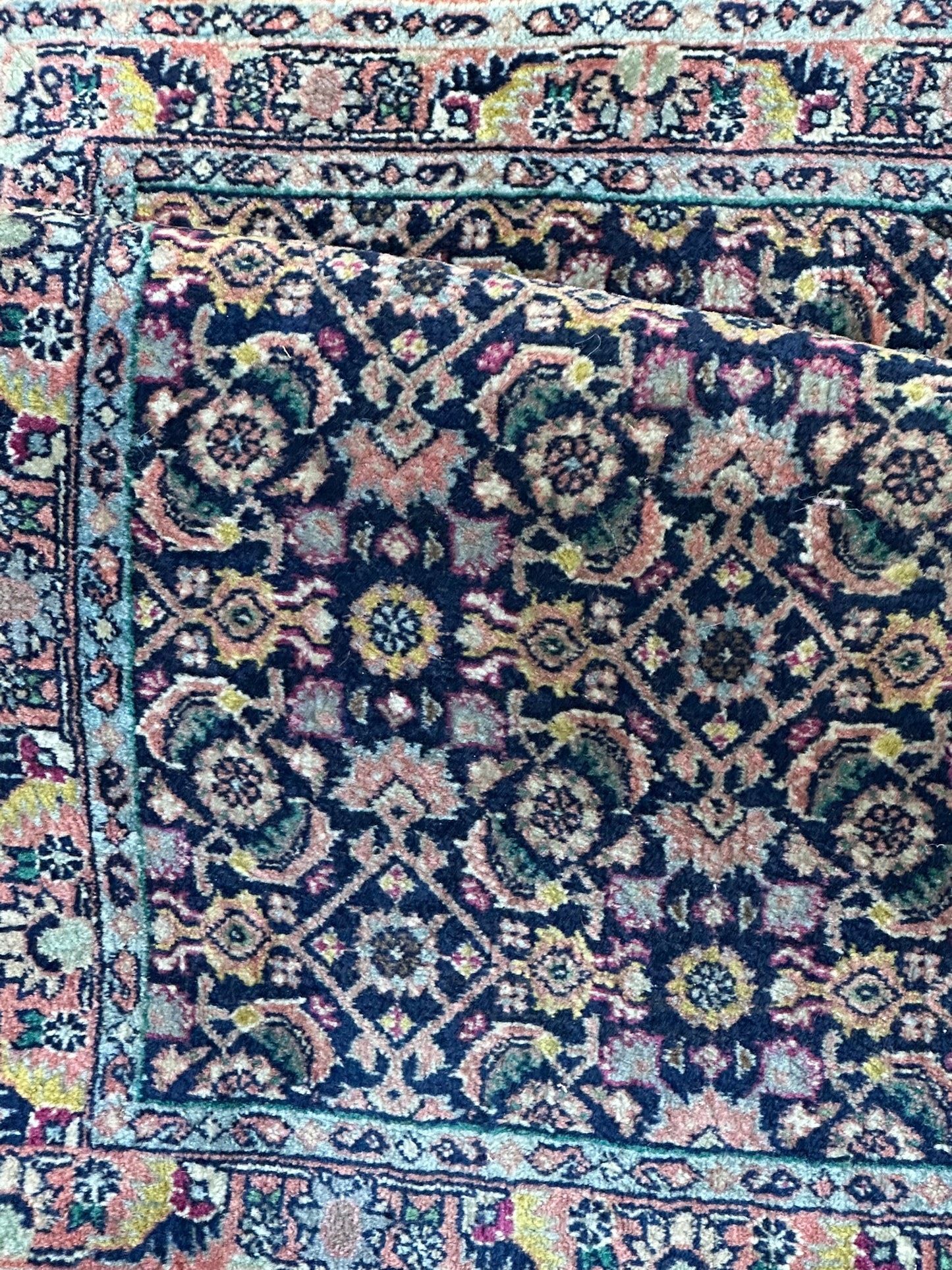 Orientteppich handgeknüpft Bidjar 95x77 cm