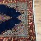 Orientteppich handgeknüpft 214x130 cm Ghom Korkwolle