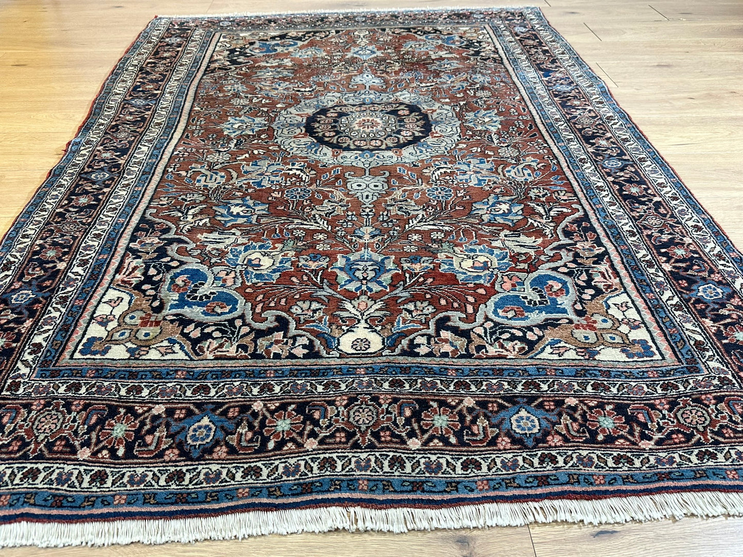 Orientteppich handgeknüpft Bidjar 210x140 cm