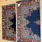 Orientteppich handgeknüpft 214x130 cm Ghom Korkwolle