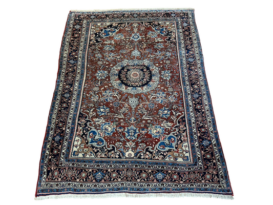 Orientteppich handgeknüpft Bidjar 210x140 cm