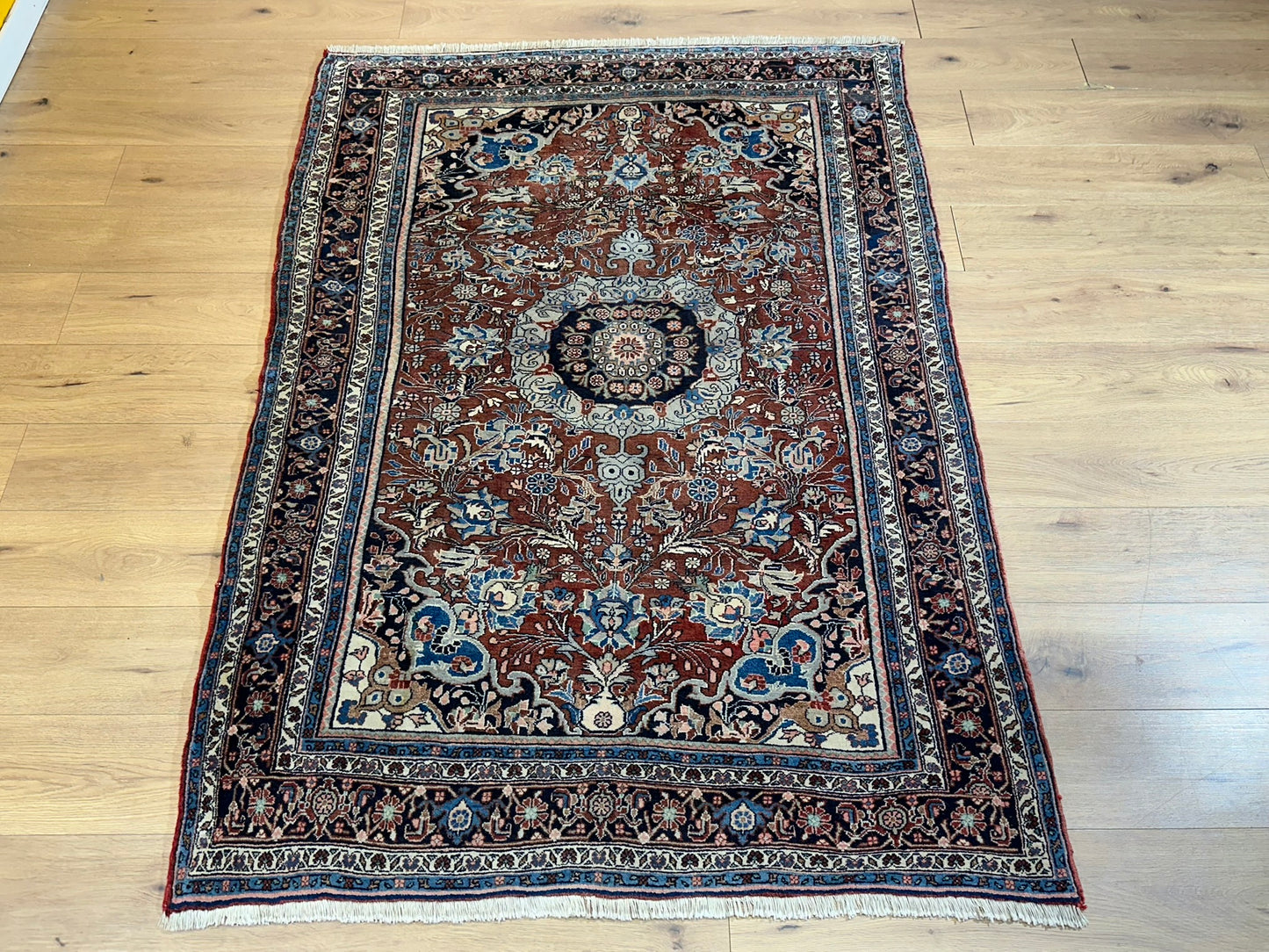 Orientteppich handgeknüpft Bidjar 210x140 cm