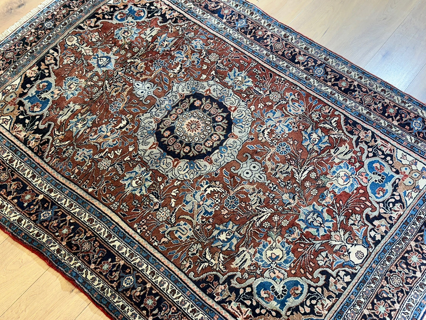 Orientteppich handgeknüpft Bidjar 210x140 cm