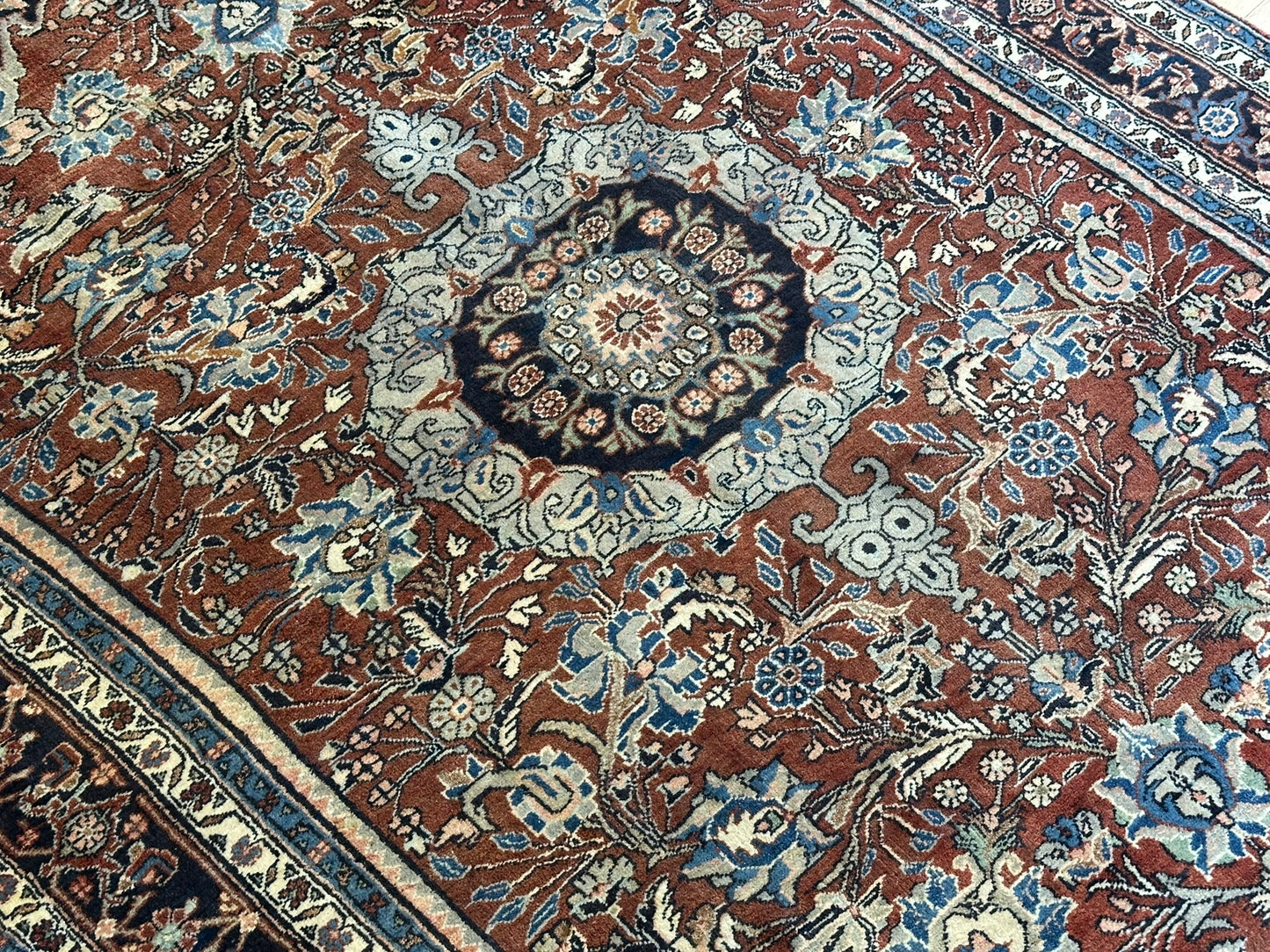 Orientteppich handgeknüpft Bidjar 210x140 cm