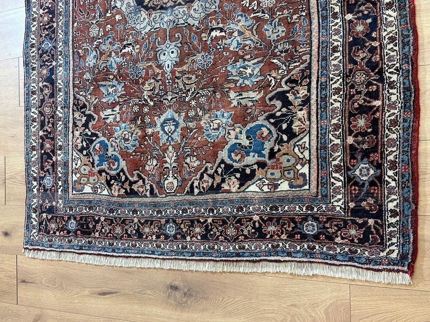 Orientteppich handgeknüpft Bidjar 210x140 cm