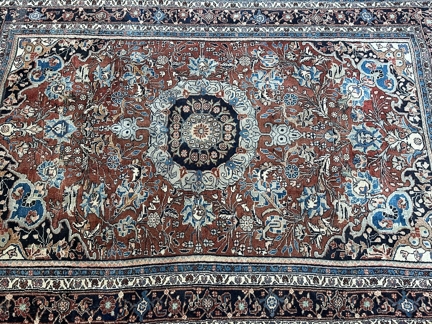 Orientteppich handgeknüpft Bidjar 210x140 cm
