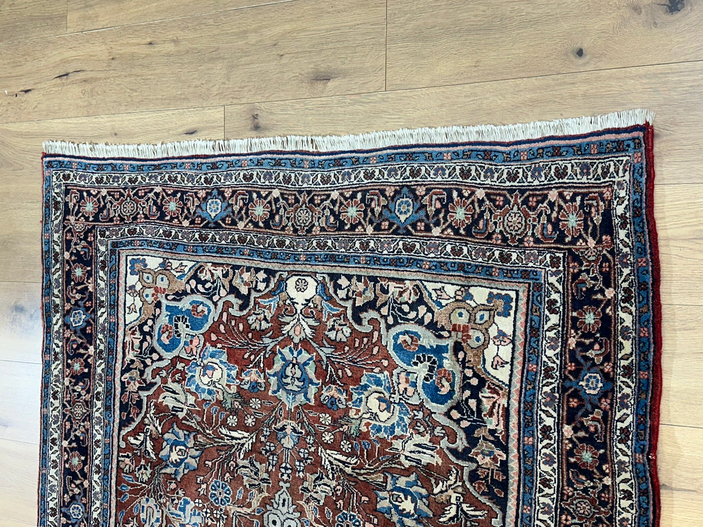 Orientteppich handgeknüpft Bidjar 210x140 cm