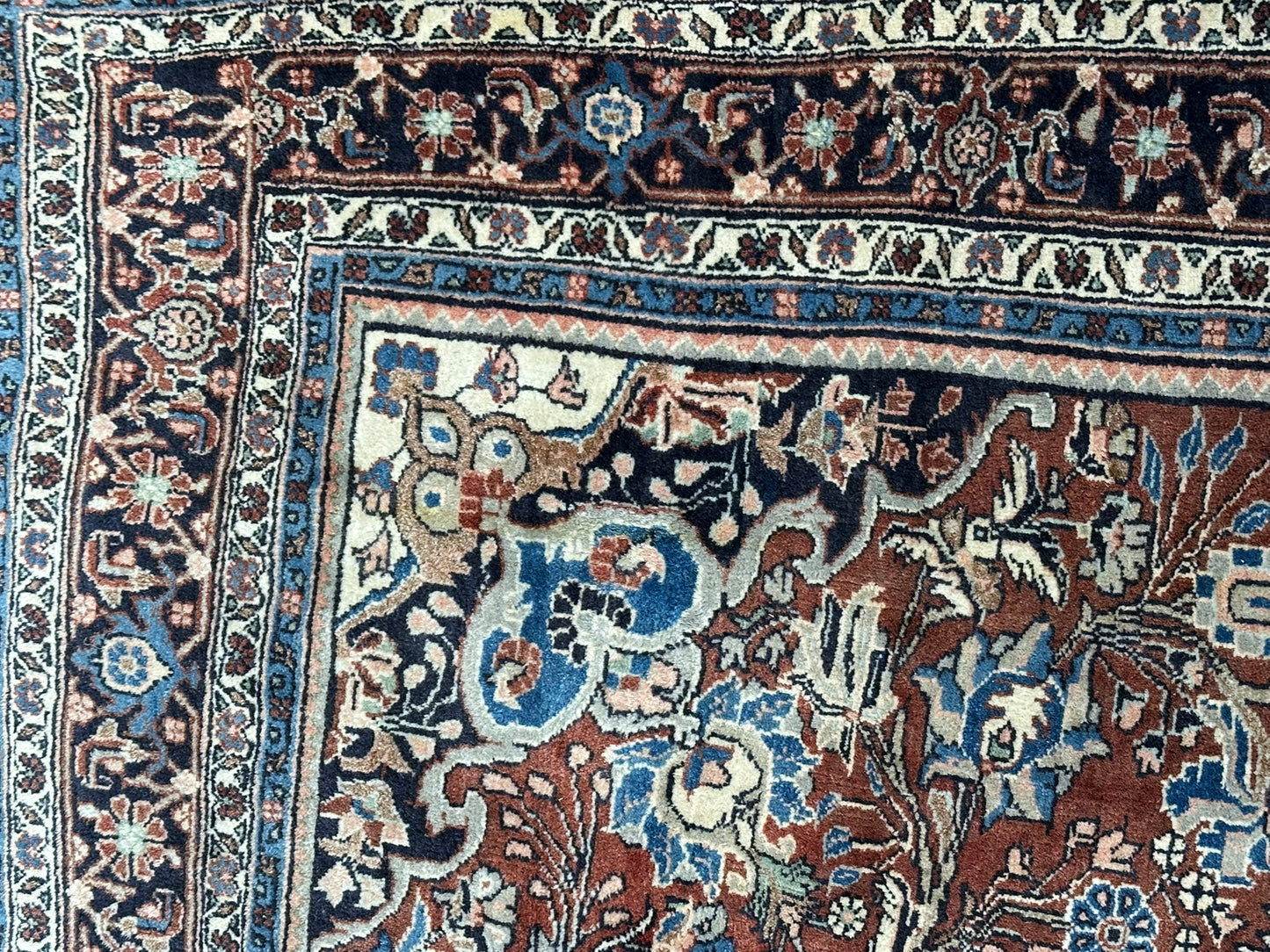 Orientteppich handgeknüpft Bidjar 210x140 cm