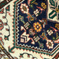 Handgeknüpfter Perser Orientteppich Hamadan Art Deco  Naturfarben 90x64 cm
