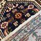 Handgeknüpfter Perser Orientteppich Hamadan Art Deco  Naturfarben 90x64 cm