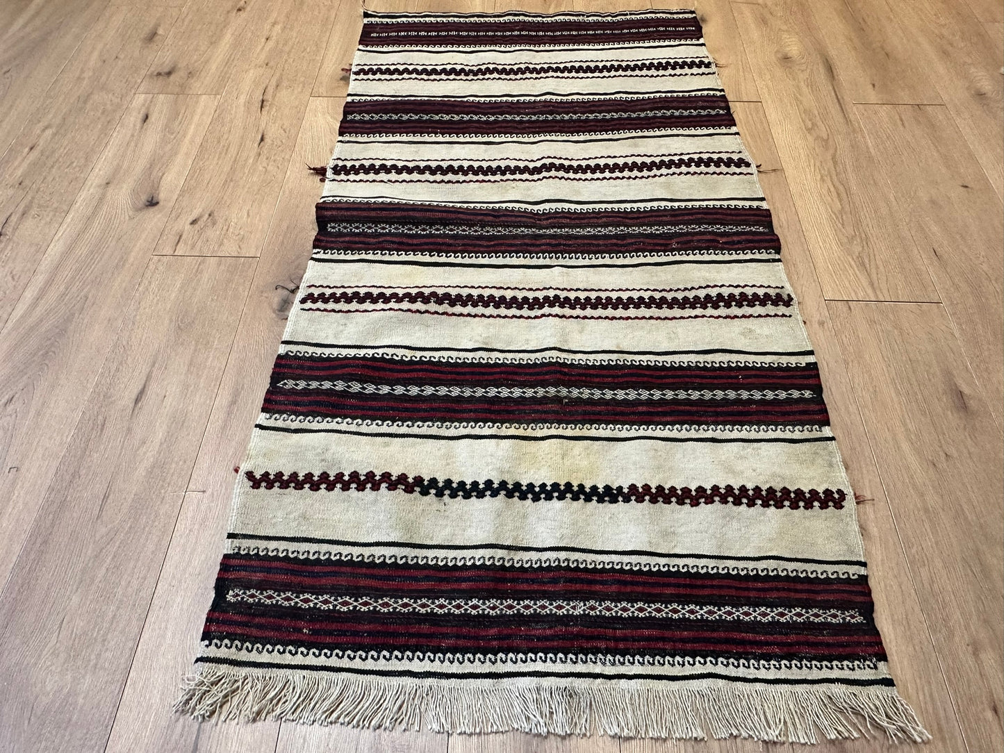 Orientteppich handgeknüpft 152x83 cm Kelim Schurwolle