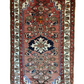 Handgeknüpfter Perser Orientteppich Hamadan Art Deco - Naturfarben 103x99 cm