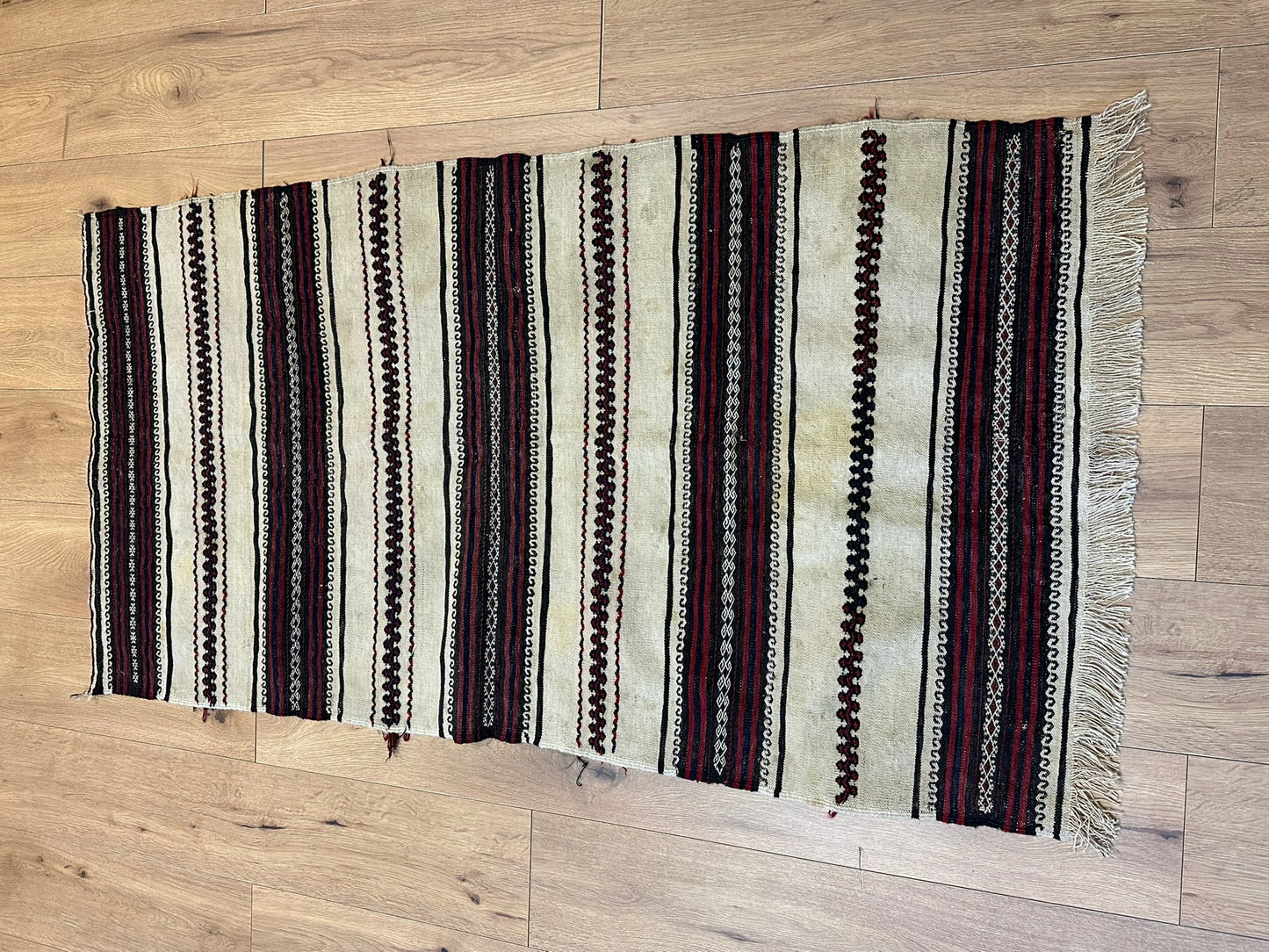 Orientteppich handgeknüpft 152x83 cm Kelim Schurwolle