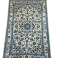 Orientteppich handgeknüpft Nain mit Seide 140x90 cm