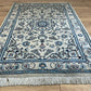 Orientteppich handgeknüpft Nain mit Seide 140x90 cm