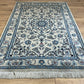 Orientteppich handgeknüpft Nain mit Seide 140x90 cm