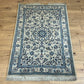 Orientteppich handgeknüpft Nain mit Seide 140x90 cm