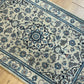 Orientteppich handgeknüpft Nain mit Seide 140x90 cm