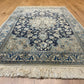 Orientteppich handgeknüpft 124x87 cm Nain mit Seide
