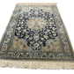 Orientteppich handgeknüpft 124x87 cm Nain mit Seide