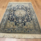 Orientteppich handgeknüpft 124x87 cm Nain mit Seide