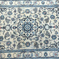 Orientteppich handgeknüpft Nain mit Seide 140x90 cm