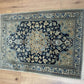 Orientteppich handgeknüpft 124x87 cm Nain mit Seide