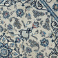Orientteppich handgeknüpft Nain mit Seide 140x90 cm