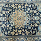 Orientteppich handgeknüpft 124x87 cm Nain mit Seide