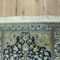 Orientteppich handgeknüpft 124x87 cm Nain mit Seide