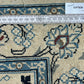 Orientteppich handgeknüpft Nain mit Seide 140x90 cm