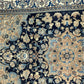 Orientteppich handgeknüpft 124x87 cm Nain mit Seide