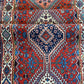 Orientteppich handgeknüpft Gaschgai Läufer 247x76 cm