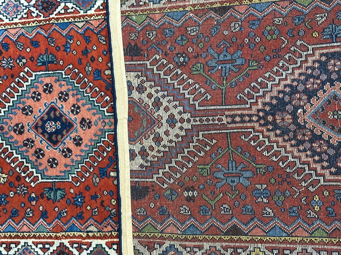 Orientteppich handgeknüpft Gaschgai Läufer 247x76 cm