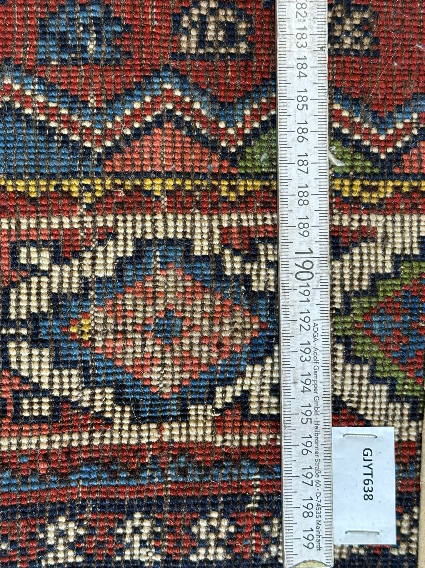 Orientteppich handgeknüpft Gaschgai Läufer 247x76 cm