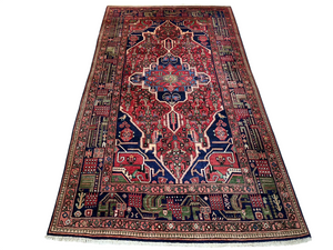Orientteppich handgeknüpft Bidjar Naturfarben 295x160 cm