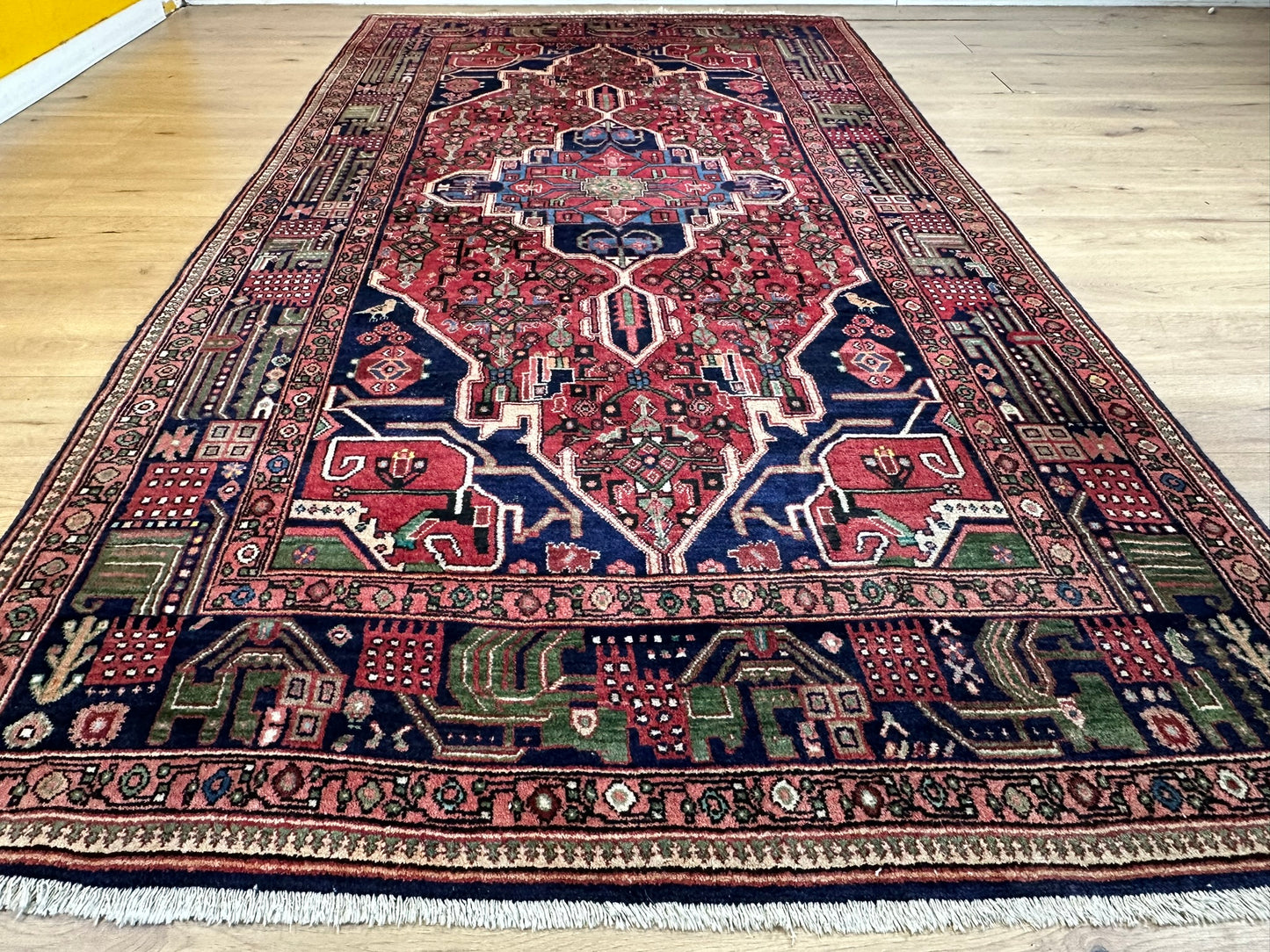 Orientteppich handgeknüpft Bidjar Naturfarben 295x160 cm