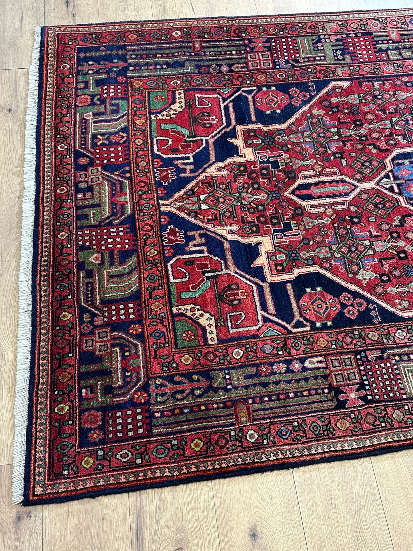 Orientteppich handgeknüpft Bidjar Naturfarben 295x160 cm