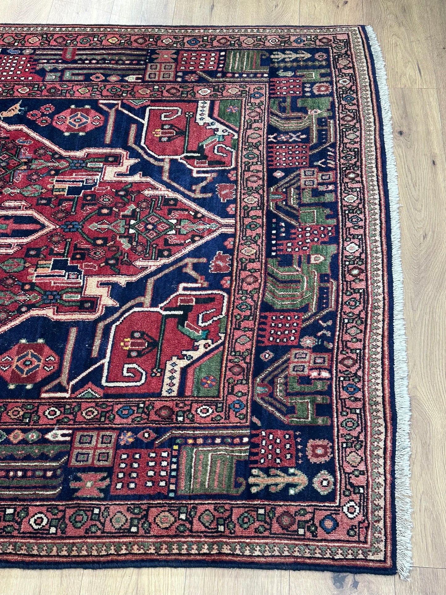 Orientteppich handgeknüpft Bidjar Naturfarben 295x160 cm