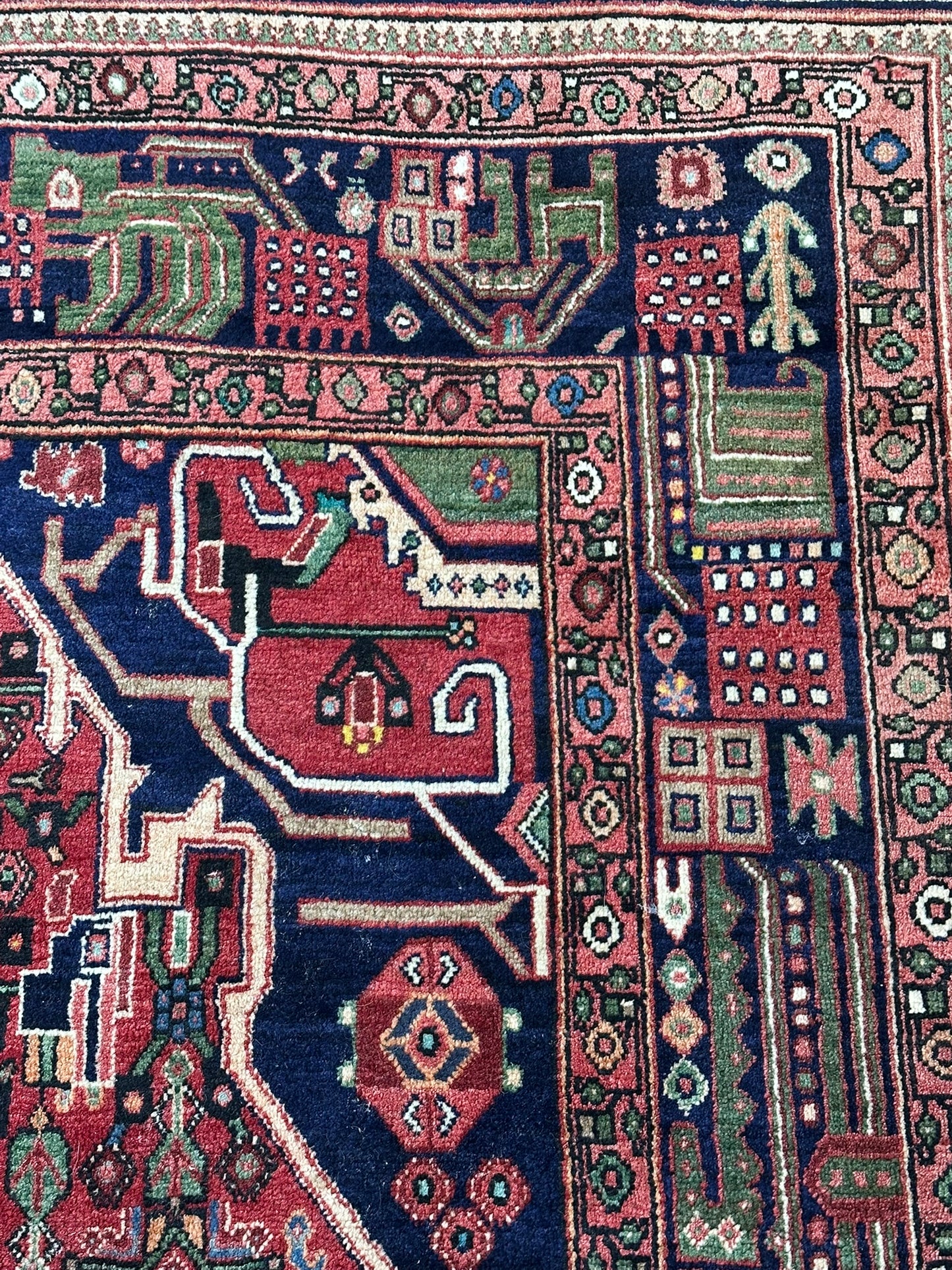 Orientteppich handgeknüpft Bidjar Naturfarben 295x160 cm