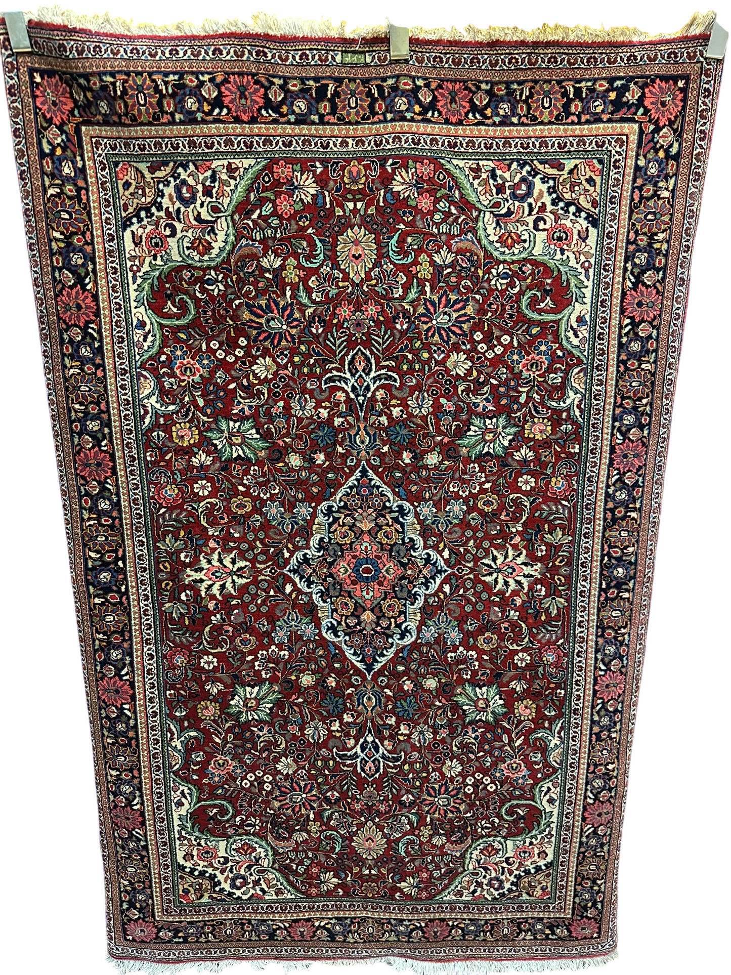 Orientteppich handgeknüpft 185x120 cm antik Sarouqh signiert